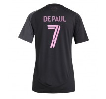 Inter Miami Rodrigo De Paul #7 Koszulka Wyjazdowa damskie 2025-26 Krótki Rękaw